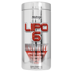 NUTREX Lipo 6 Unlimited 120 kapsułek